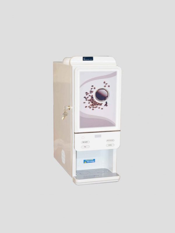 Commercial Instant Beverage Machine Vending Machine Coffee Maker 2 Buckets Soy Milk/Coffee/Milk Tea/Hot Chocolate 220-240V